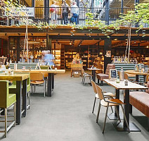 Forbo Allura Material 63427DR7-63427DR5 light cement (100x100 cm) фото 2 | FLOORDEALER